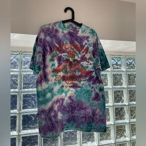 1996 Laconia Motorcycle Races Tie Dye t-shirt.